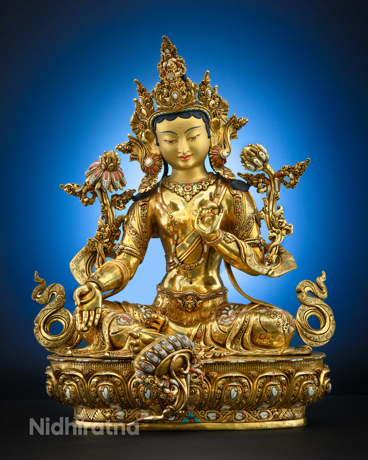 Green Tara Statue | Timeless Spiritual Art for Meditation