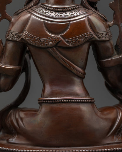Divine Green Tara Goddess Statue | Handcrafted in Nepal