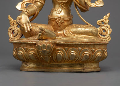 Authentic Green Tara Statue | Himalayan Sacred Art Collection