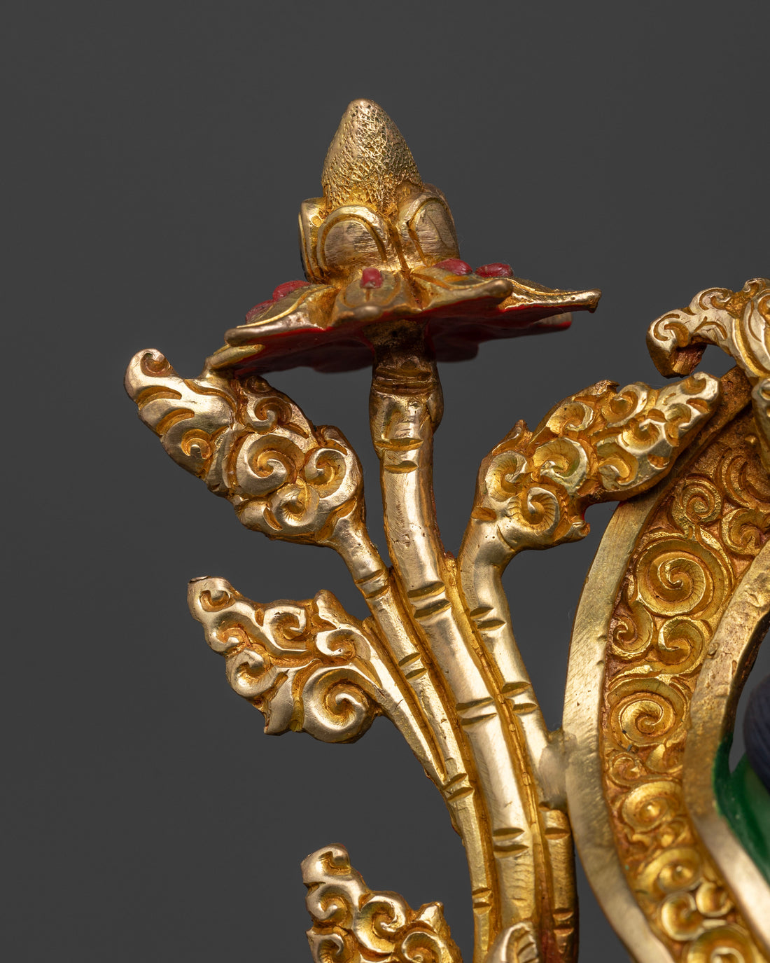 Traditional Shyamatara Statue | Buddhist Green Tara Artwork