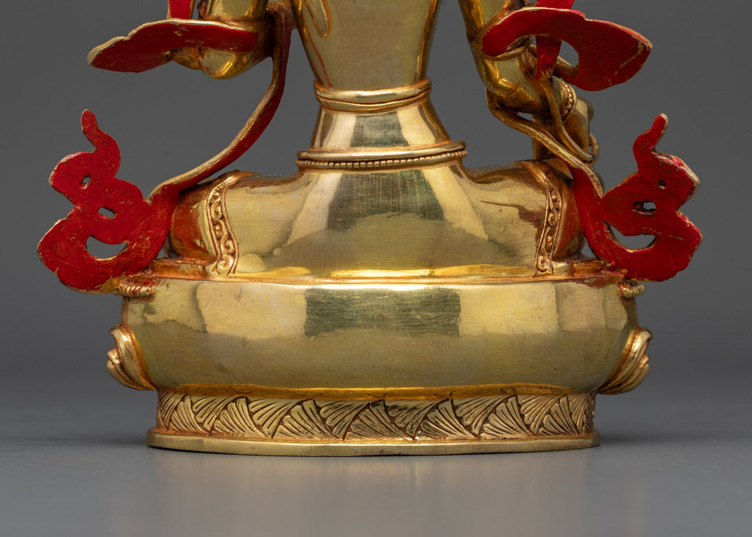 Green Tara Statue | Compassionate Tibetan Deity Sculpture