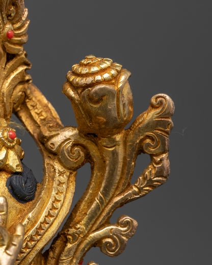 Green Tara Statue | Buddhist Art for Strength