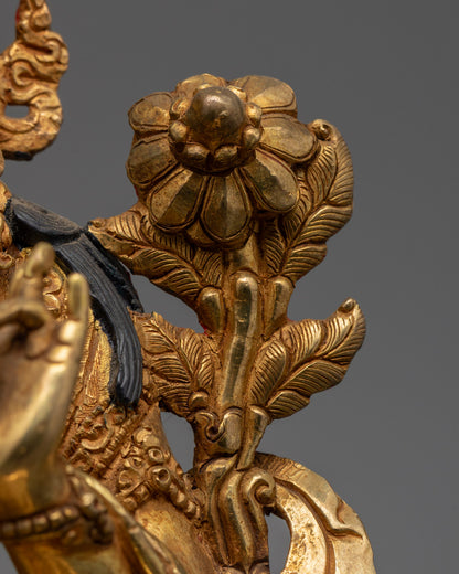Authentic Green Tara Statue | Handmade Nepalese Sculpture