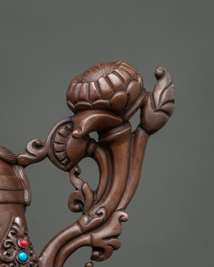 Oxidized Green Tara Statue | Tibetan Art for for Prayer & Practices
