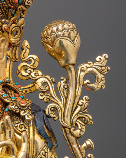 Green Tara Nepalese Statue | Mother of Compassion