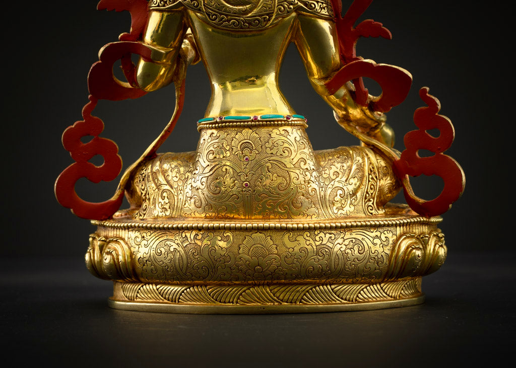 Buddhist Green Tara Statue | Handmade Buddhist Sculpture