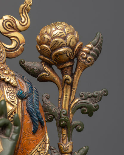 Colored Green Tara Statue | Mother Green Tara Sculpture