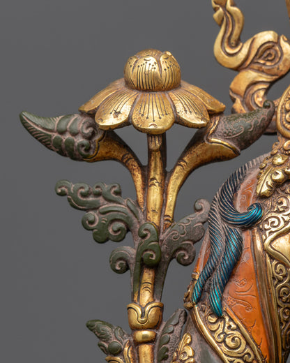 Colored Green Tara Statue | Mother Green Tara Sculpture