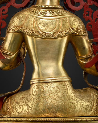 Green Tara Statue: Compassion & Healing