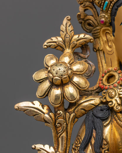 Handcrafted Green Tara Statue | Mother of Compassion