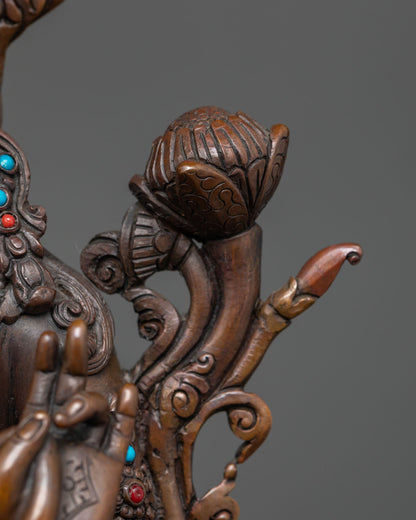 Divine Green Tara Sculpture: A Guardian of Compassion