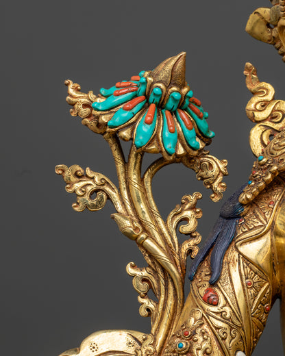 Green Tara Bodhisattva Statue | Sacred Tibetan Sculpture