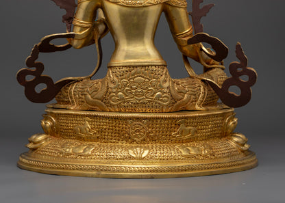 Buddhist Green Tara Sculpture