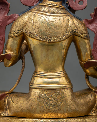 Green Tara Statue | Mother of Compassion and Liberation