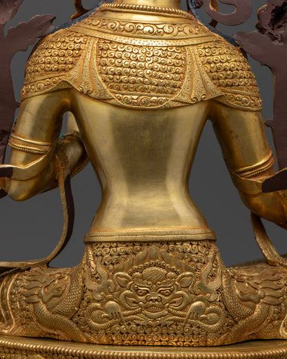 Buddhist Green Tara Sculpture