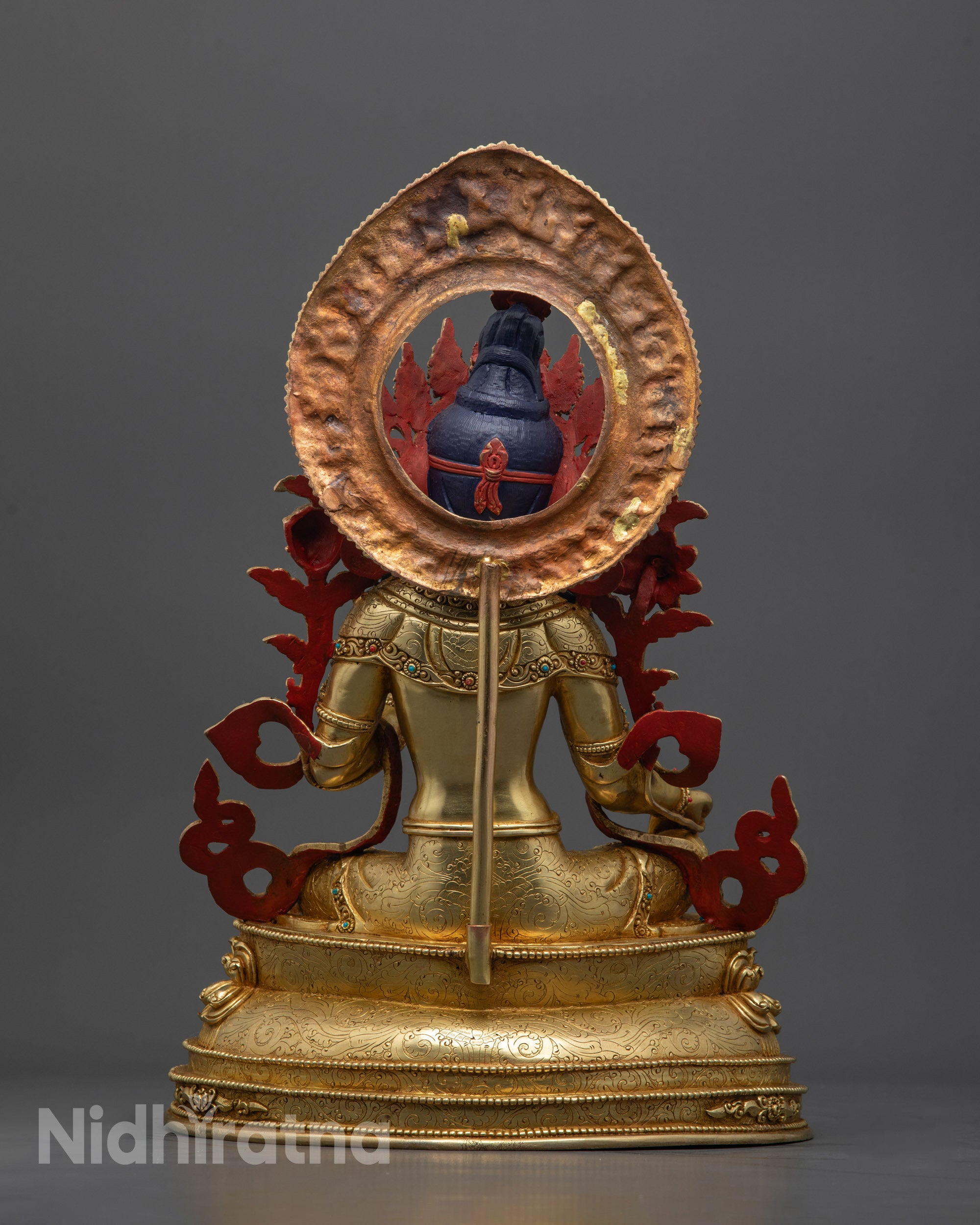 Handmade Green Tara Statue | Nepalese Buddha Sculpture for Blessings