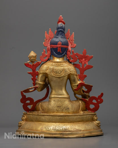 Green Tara Statue Nepal | Buddhist Deity