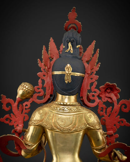 Green Tara Statue: Compassion & Healing