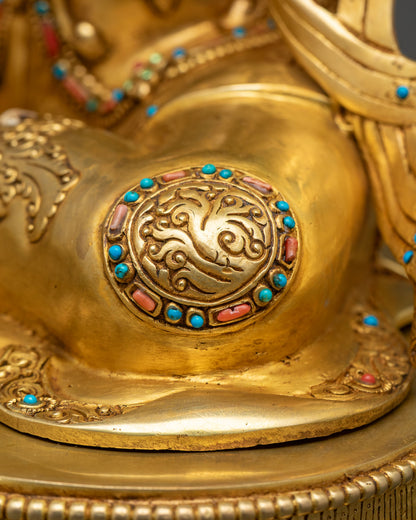 Tibetan Green Tara Sculpture | Handcrafted in Nepal