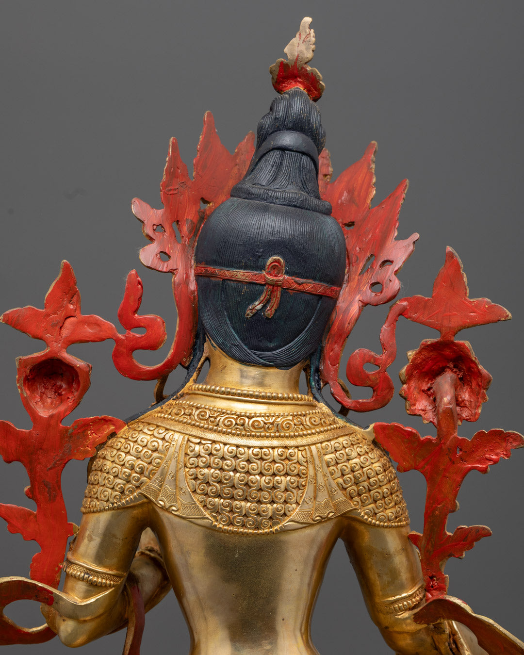 Nepal-Made Green Tara Statue | Traditional Lost Wax Buddhist Art