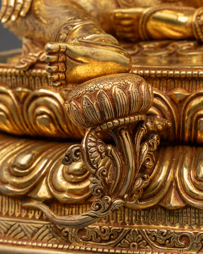 Authentic Green Tara Sculpture | Tibetan Buddhist Artwork