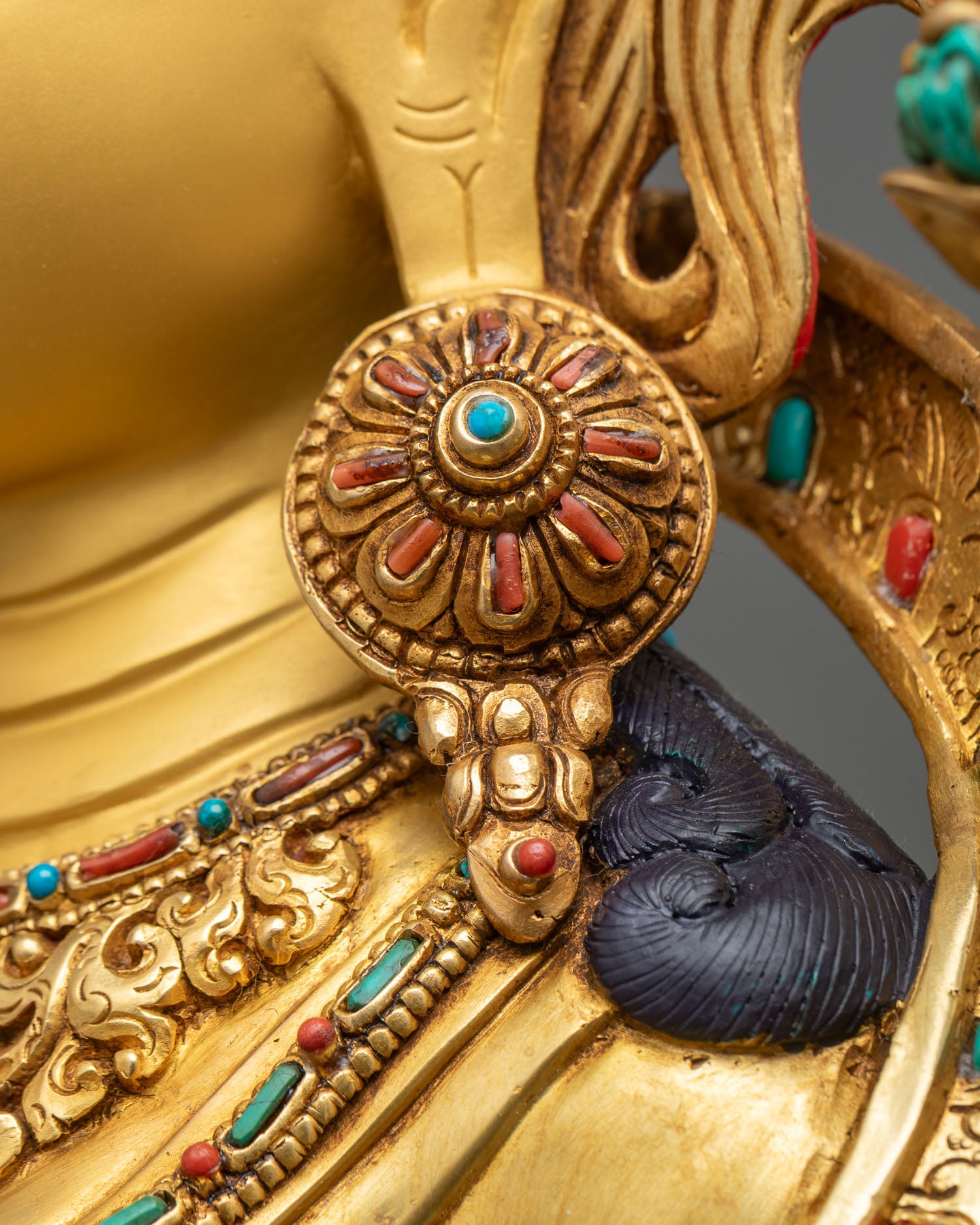 Tibetan Green Tara Sculpture | Handcrafted in Nepal