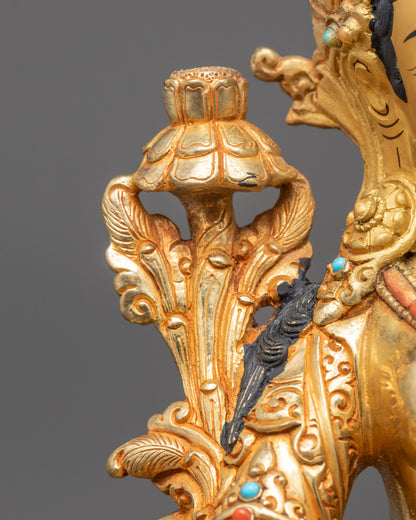 Handmade Premium Green Tara Sculpture | Buddhist Goddess of Compassion