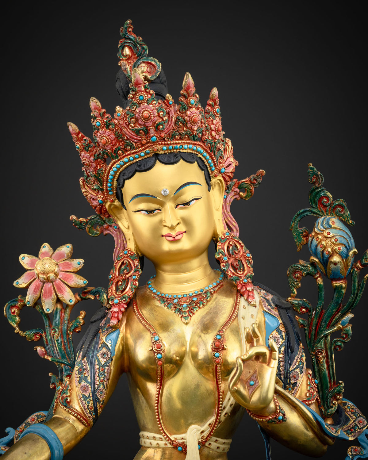 Green Tara Statue: Invoke Healing & Compassion