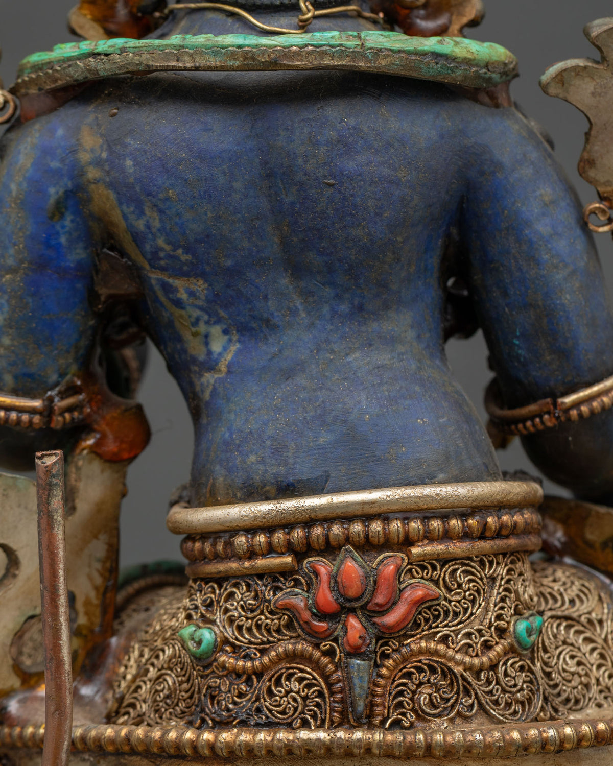 Lapis Lazuli Green Tara Statue | Compassionate Mother of All Buddhas