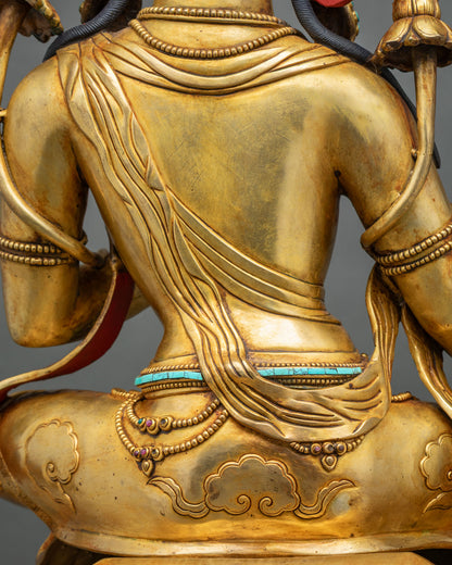 Green Tara Meditation Statue – Buddhist Home Decor & Altar Figure