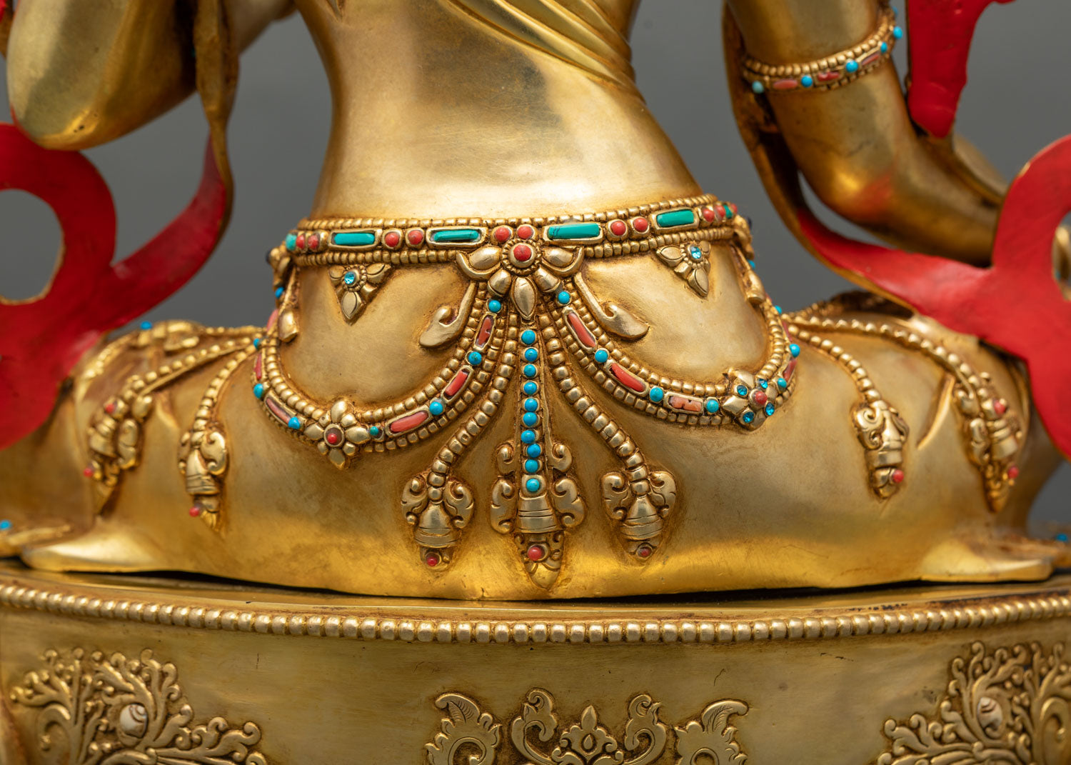 Tibetan Green Tara Sculpture | Handcrafted in Nepal
