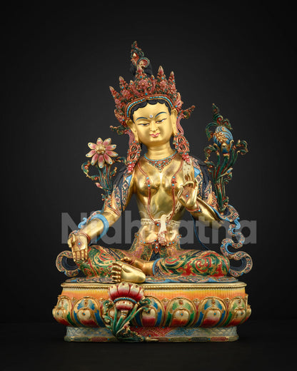 Green Tara Statue: Invoke Healing & Compassion