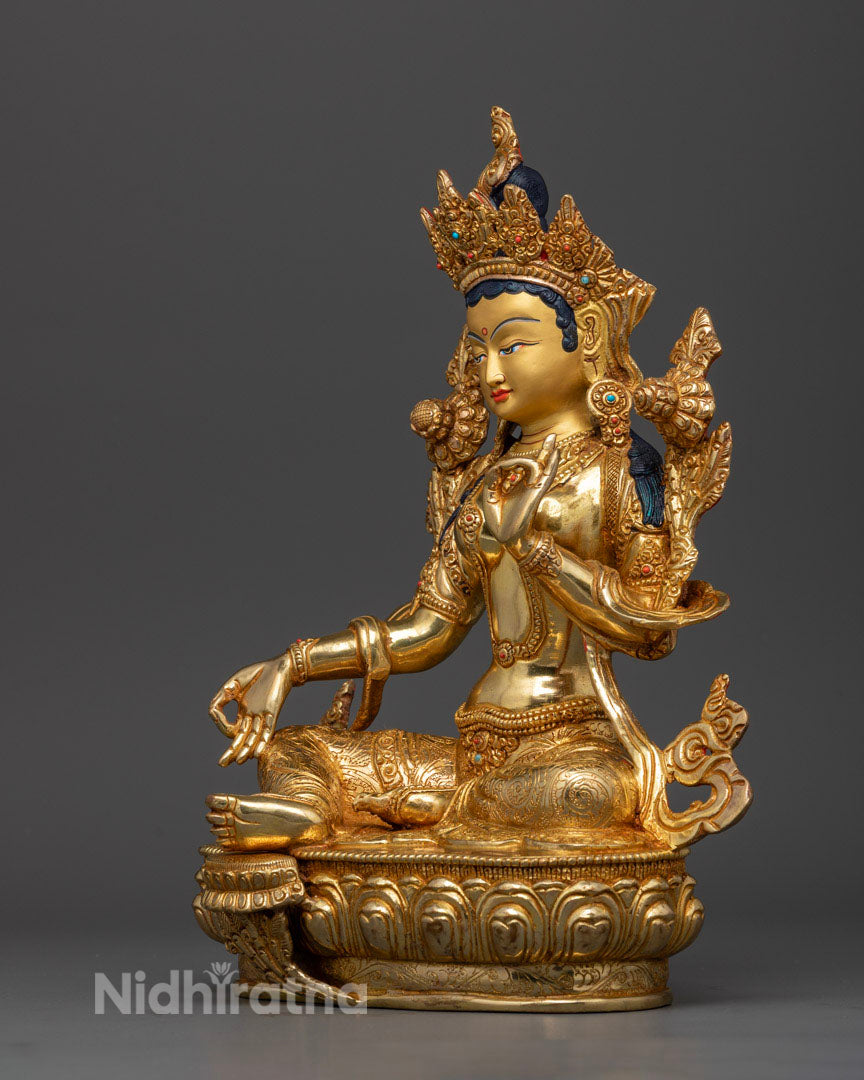 Green Tara Statue | Divine Symbol of Compassion and Liberation