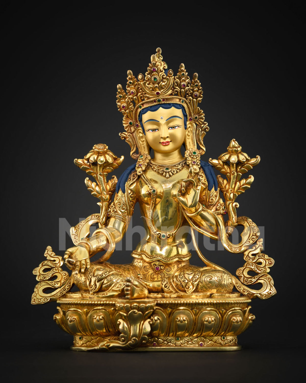 Jetsun Dolma Green Tara Goddess Statue | Compassionate Liberator