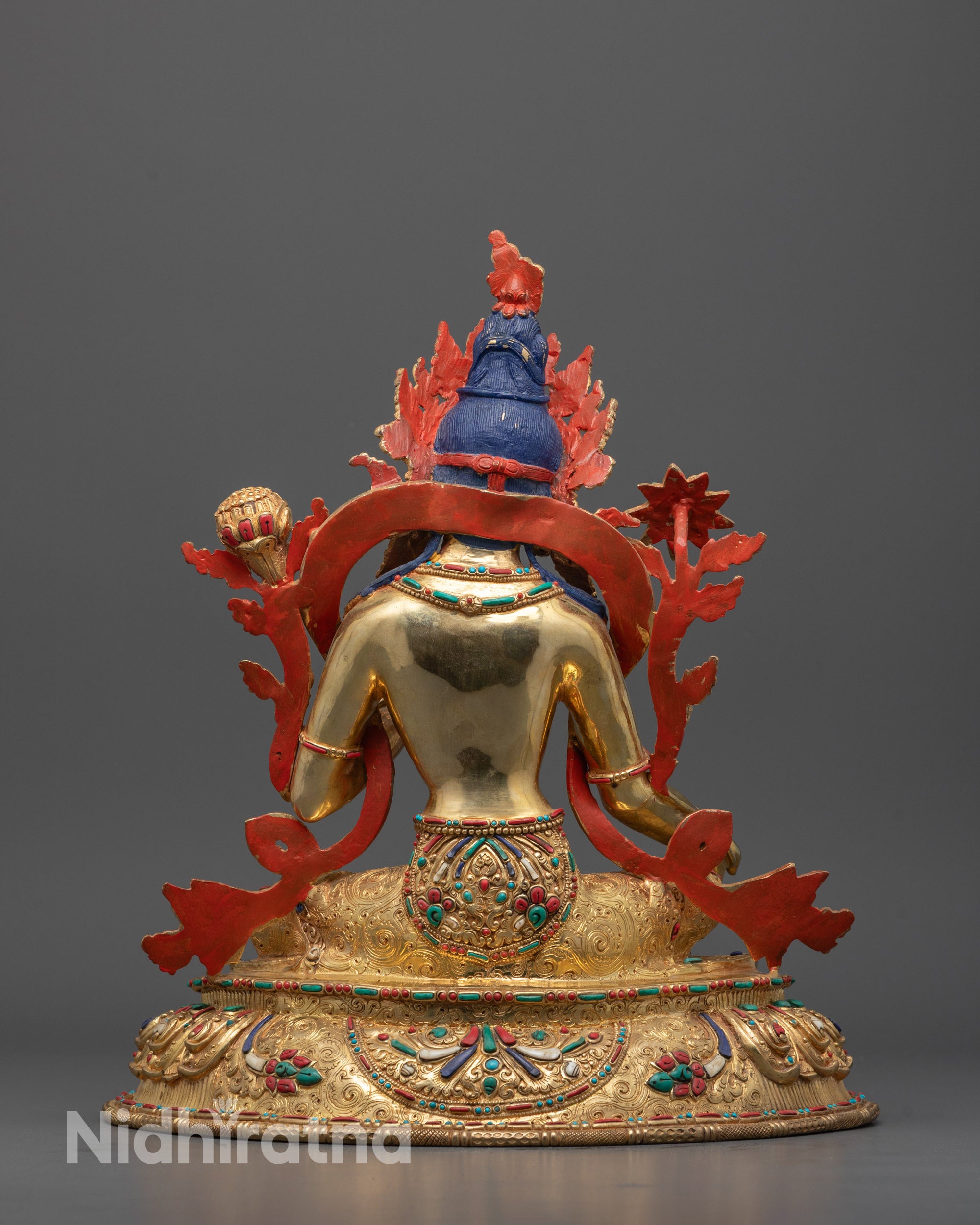 Traditional Green Tara Statue for Altar and Meditation