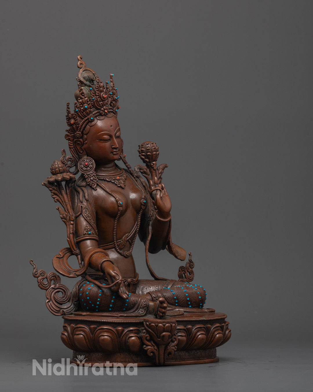 Beautiful Green Tara Sculpture | Mother of All Buddhas
