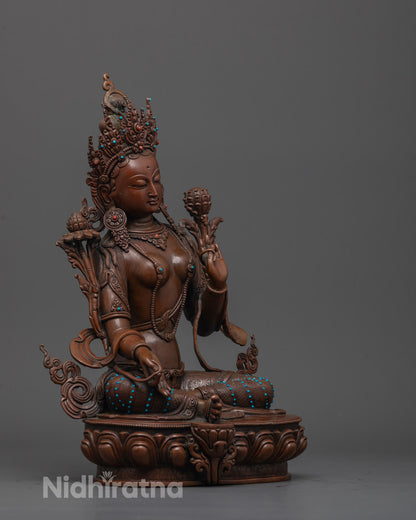 Beautiful Green Tara Sculpture | Mother of All Buddhas