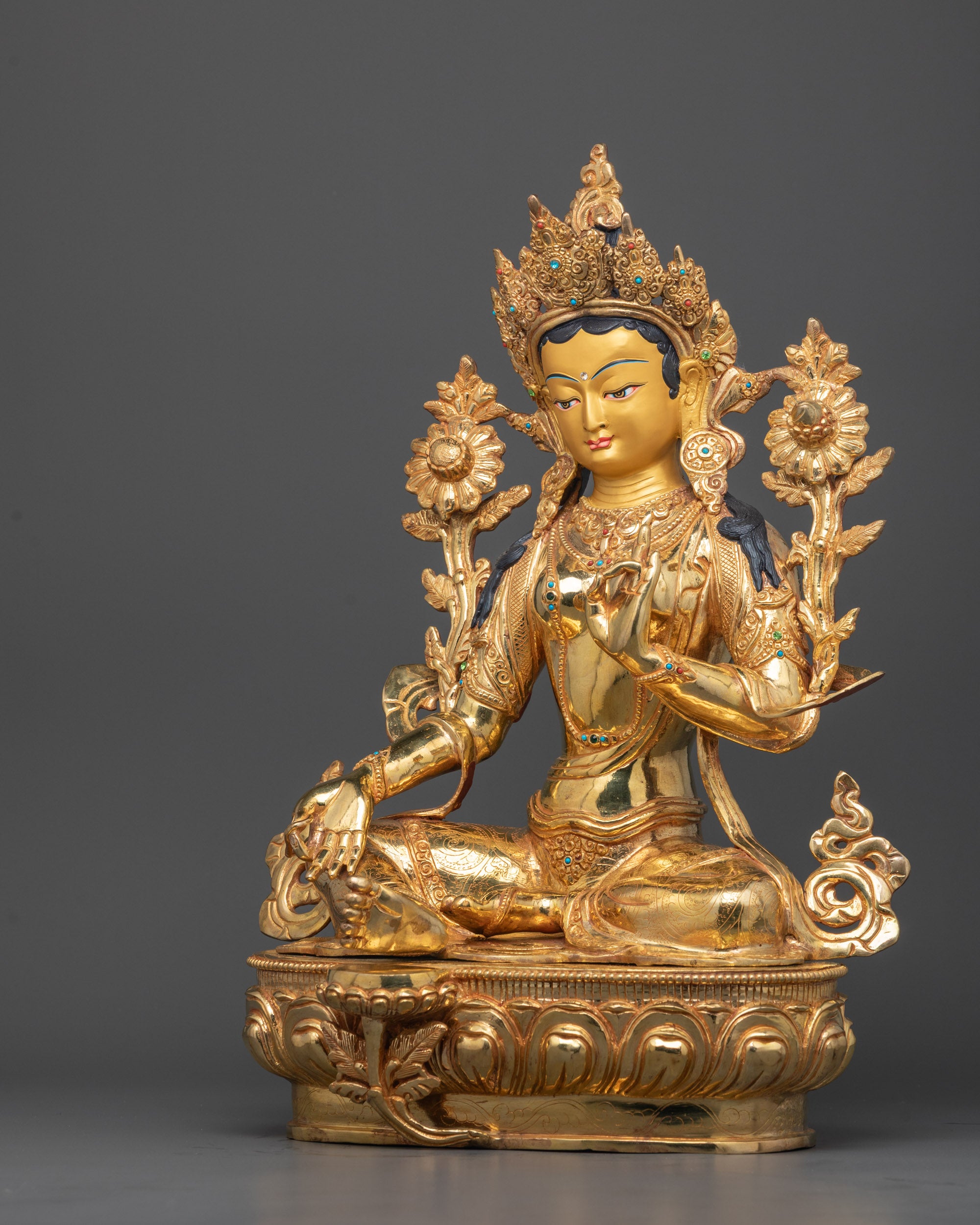 Handcrafted Mother Tara Sculpture | Symbol of Divine Motherly Love