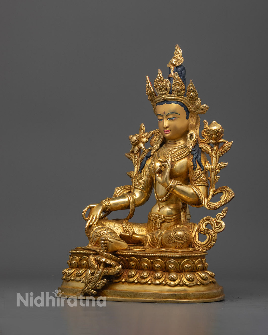 Green Tara Statue for Sale | Genuine Nepalese Buddhist Art