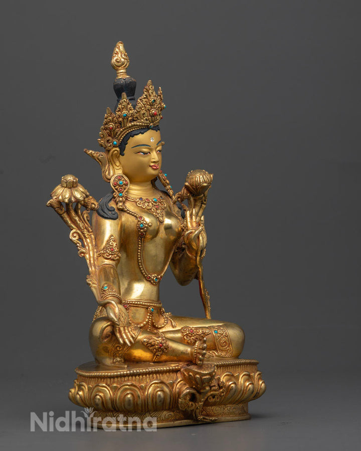 Green Tara Statue