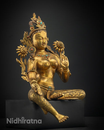 Seated Arya Tara Statue | Symbol of Compassionate Grace