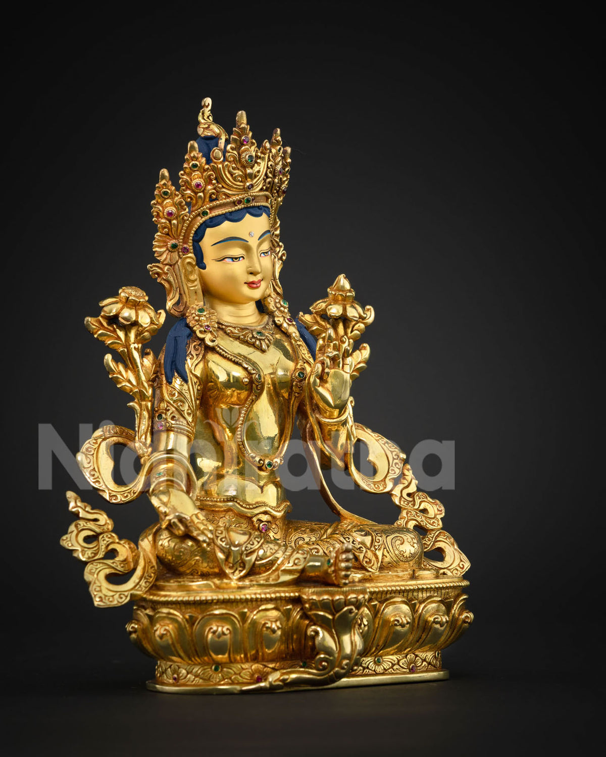 Jetsun Dolma Green Tara Goddess Statue | Compassionate Liberator