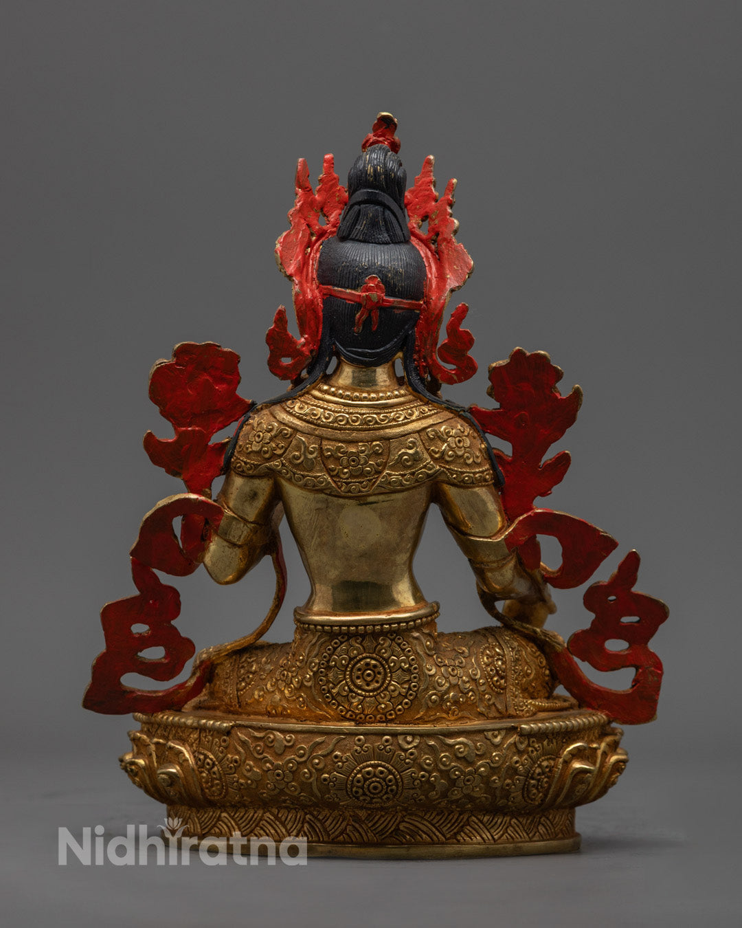 Authentic Green Tara Statue | Handmade Nepalese Sculpture