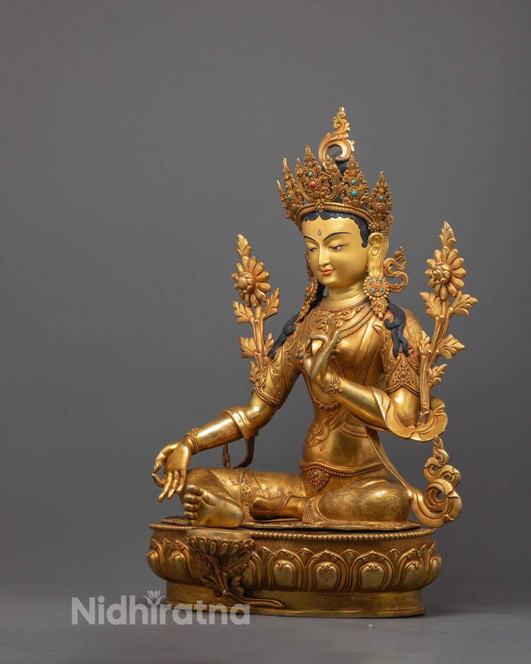 Buy Authentic Green Tara Statue from Nepal