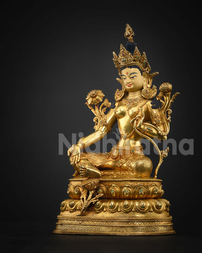 Shop Premium Green Tara Statue : Guardian of Peace