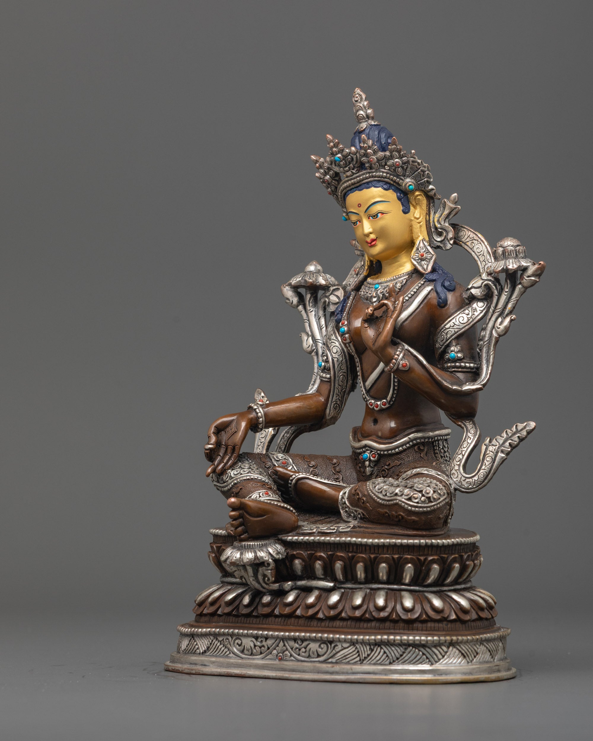 Buy Green Tara Statue | Traditional Himalayan Buddhist Art