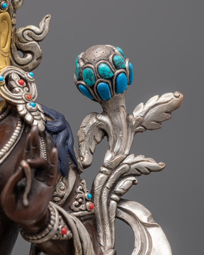 Authentic Nepalese Green Tara Statue