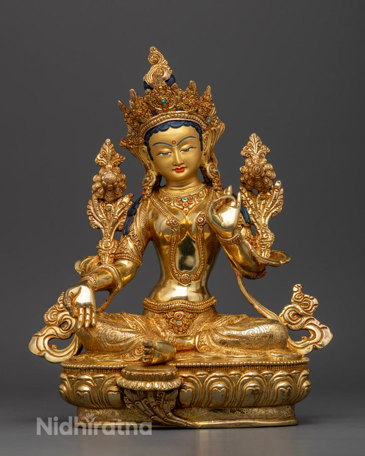 Green Tara Statue | Divine Symbol of Compassion and Liberation