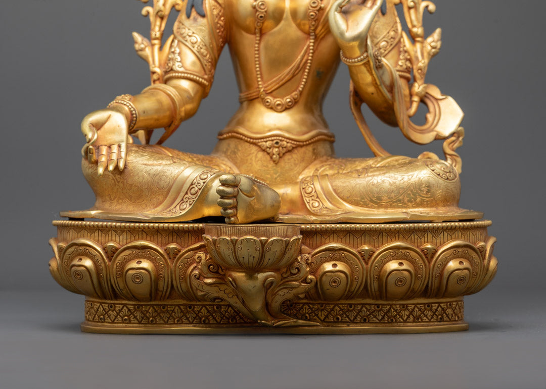 Green Tara Statue | Mother of all Buddhas