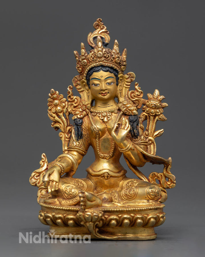 Buddhist Green Tara Statue | Himalayan Buddhist Art